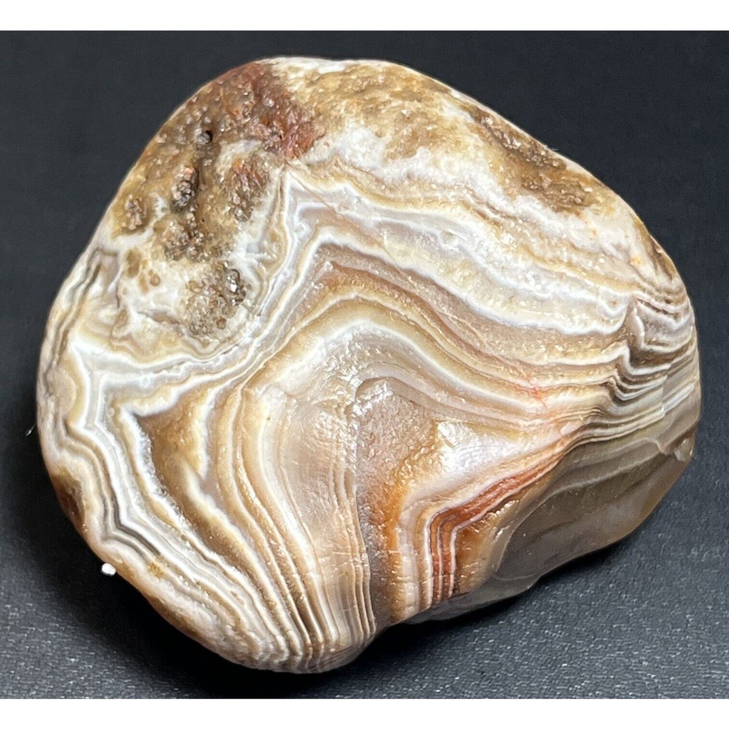 3.6 oz Killer Wrap Around Banded Lake Superior Agate