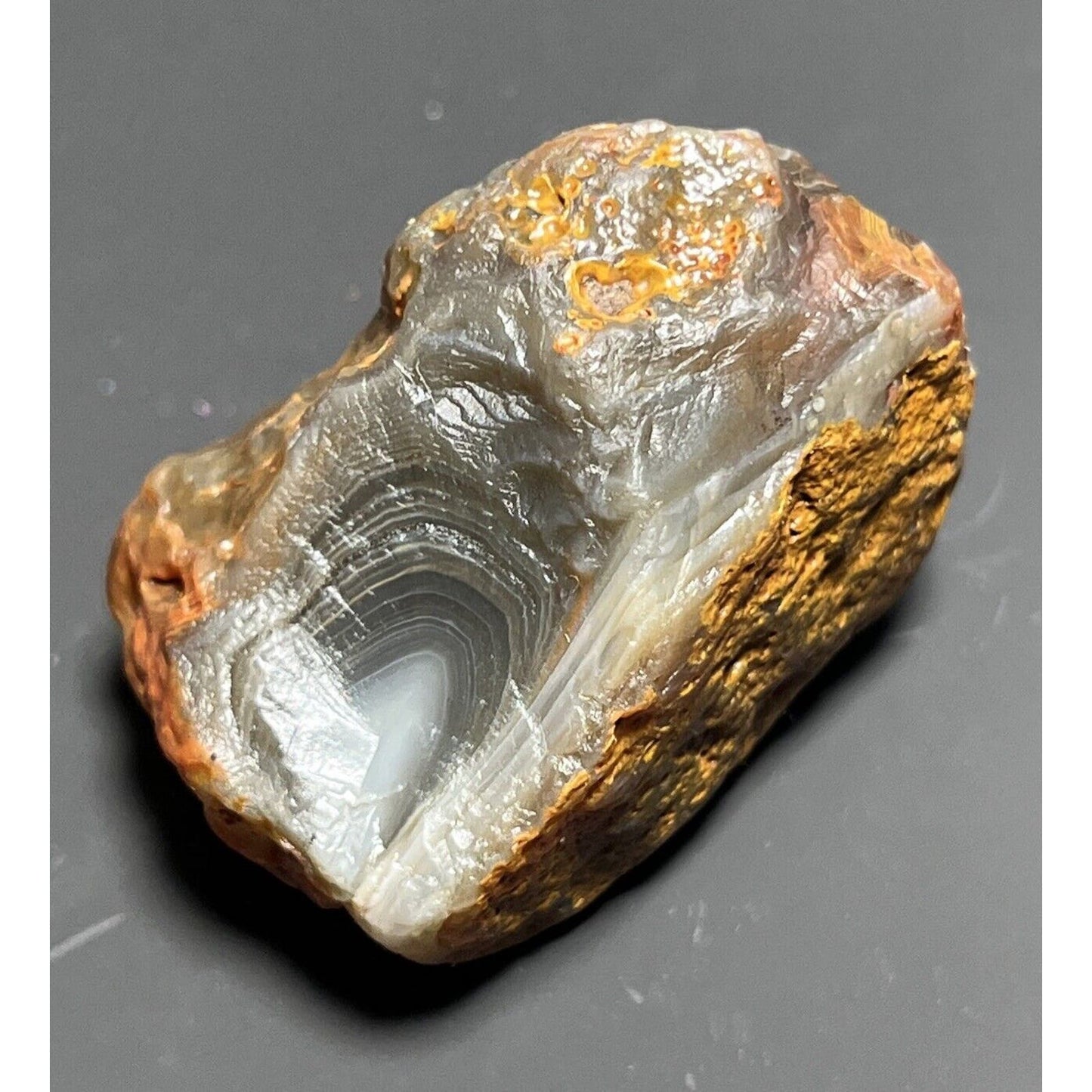 1.7 oz Fortification Banded Lake Superior Agate