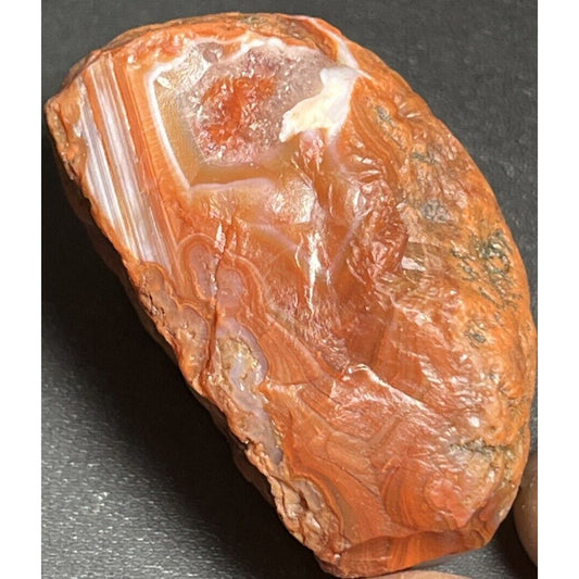 2.3 oz Waterlevel Lake Superior Agate. Mn State Gemstone.