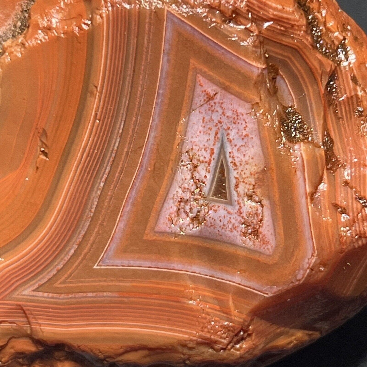 6.2 oz Paint Fortification Lake Superior Agate. Mn State Gemstone.