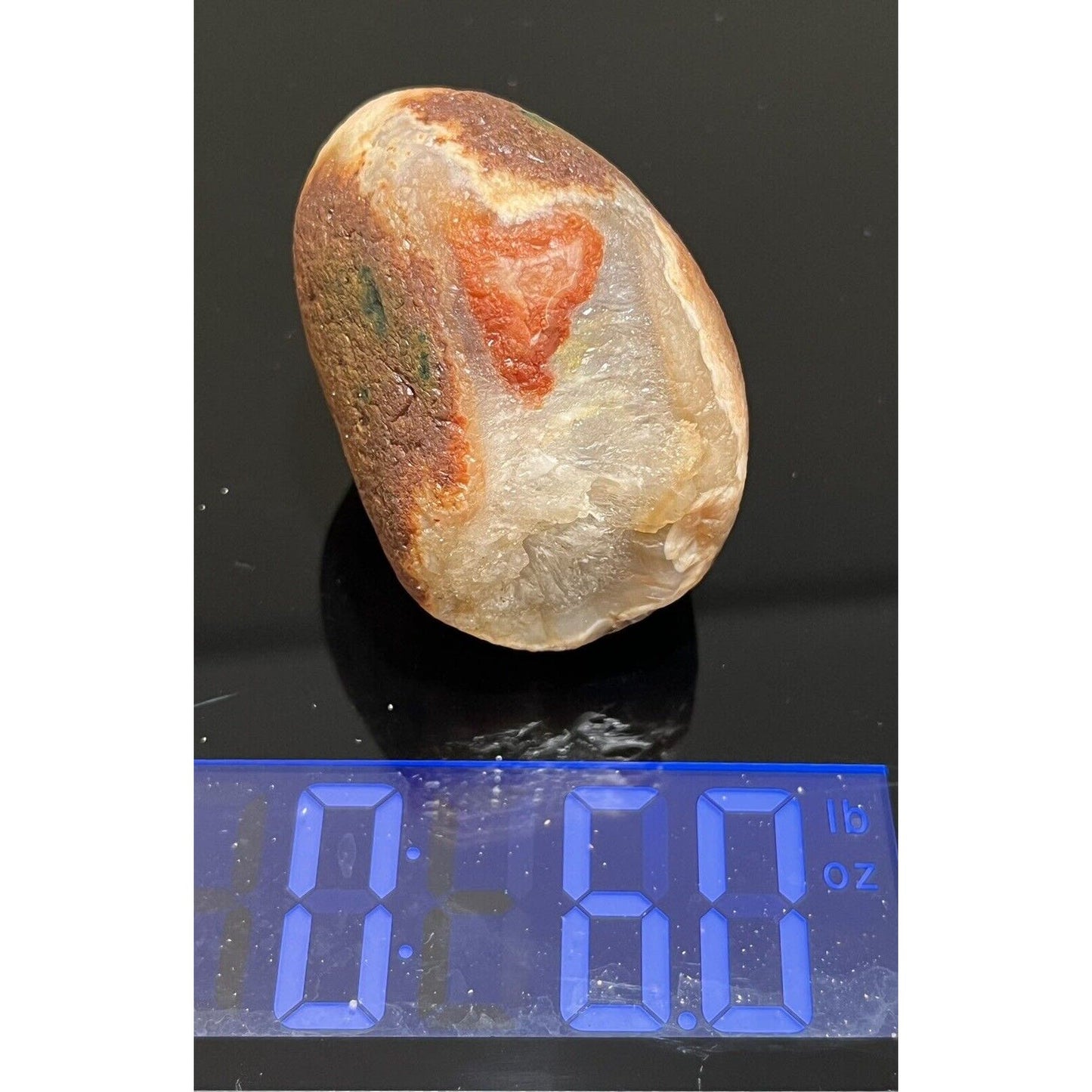 6 oz Heart Centered Lake Superior Agate Floater