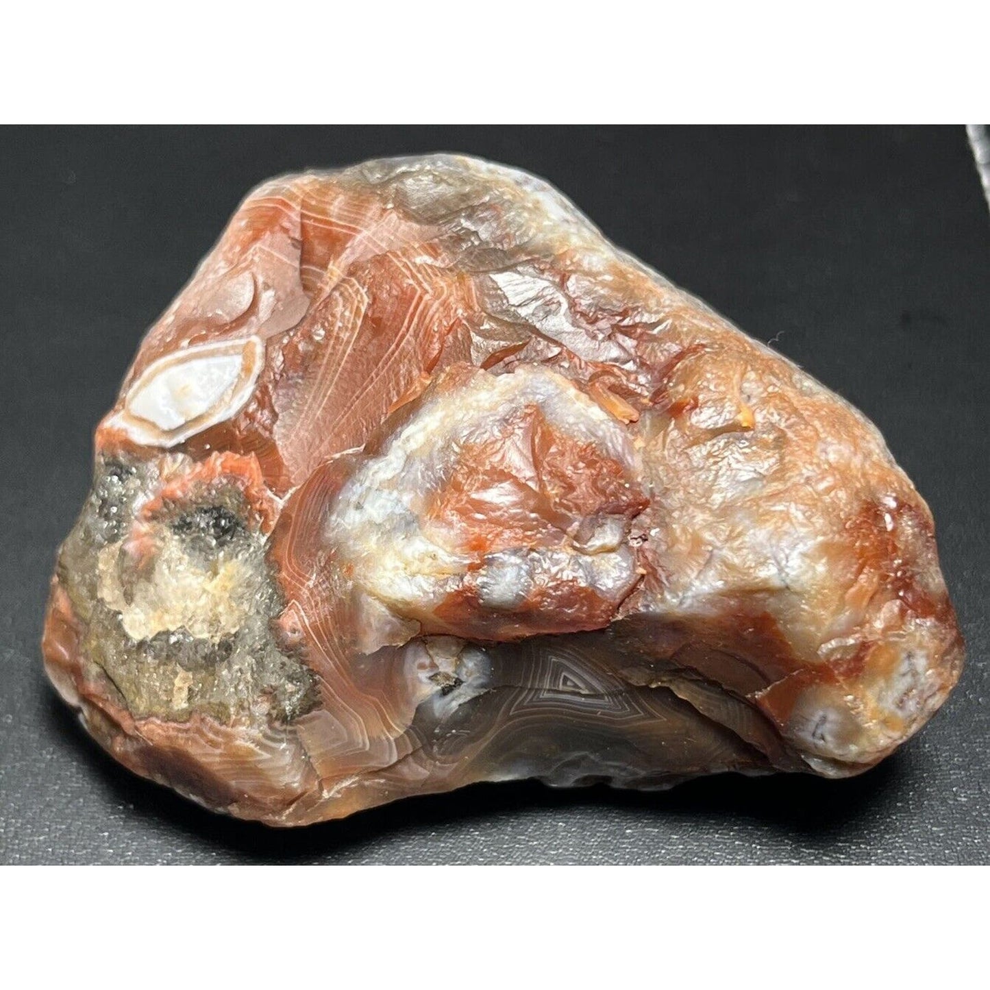 6.8 oz Lake Superior Agate. Mn State Gemstone